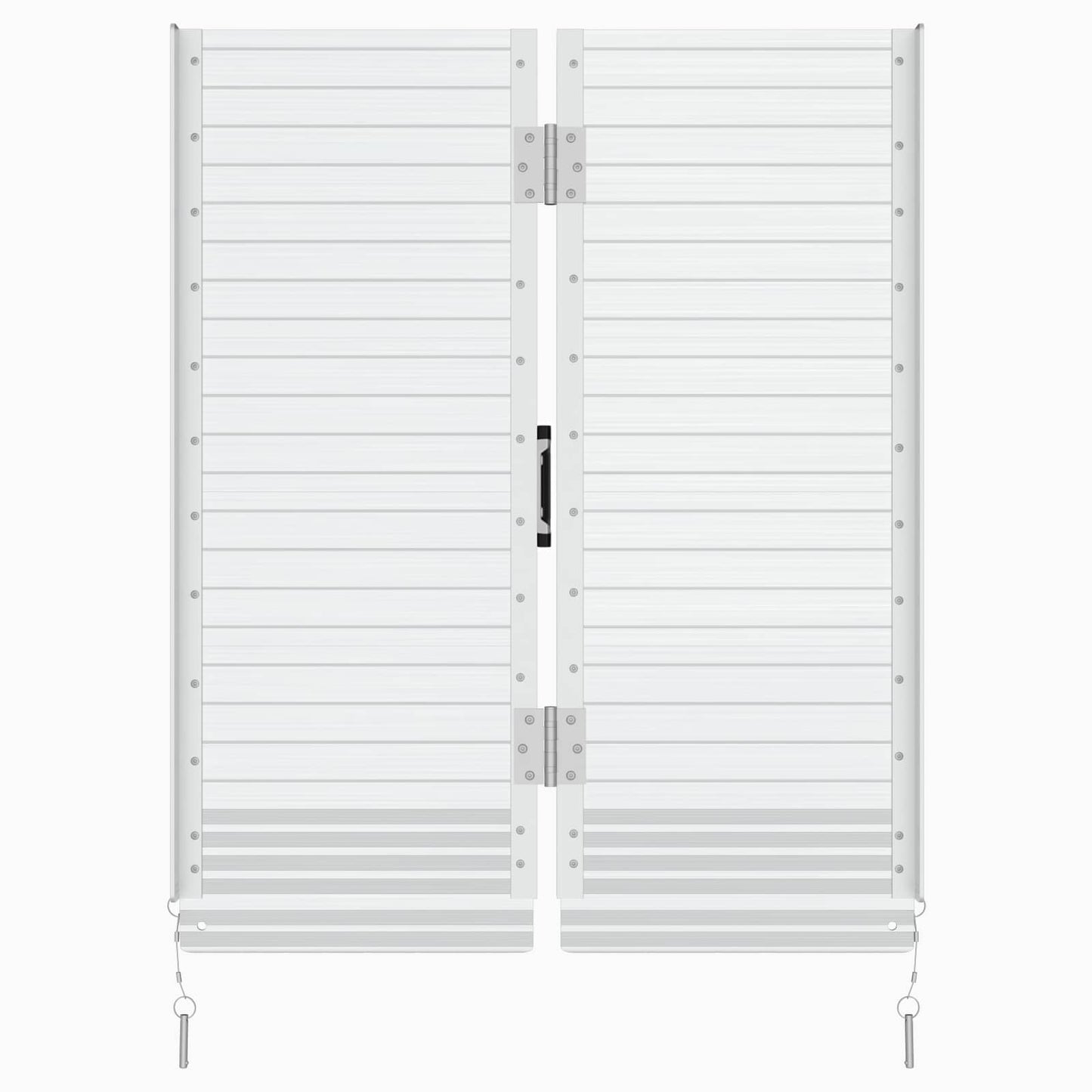 Rampa per sedia a rotelle 270 kg Argento 270 kg Alluminio