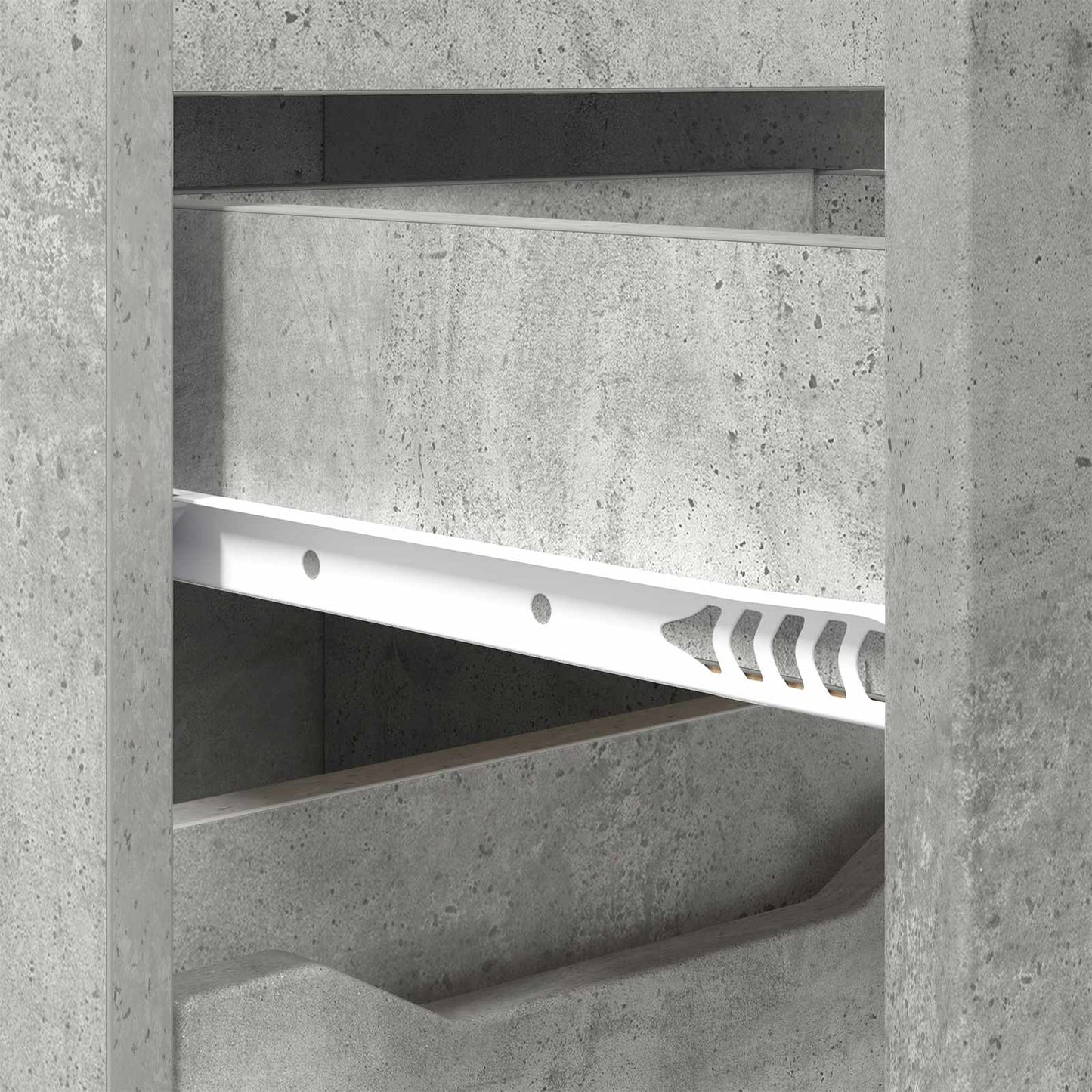 Mobile da Bagno Grigio cemento 30,5 x 30 x 101 cm