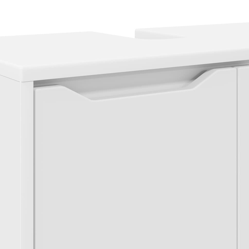 Mobile per lavabo da bagno con porta Bianco 60 x 30 x 60 cm