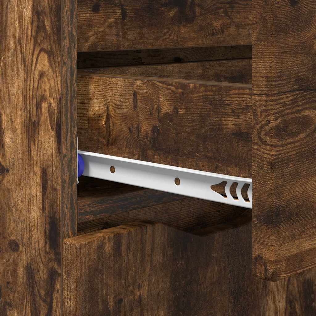 Credenza Rovere fumé 100 x 30 x 65,6 Legno multistrato