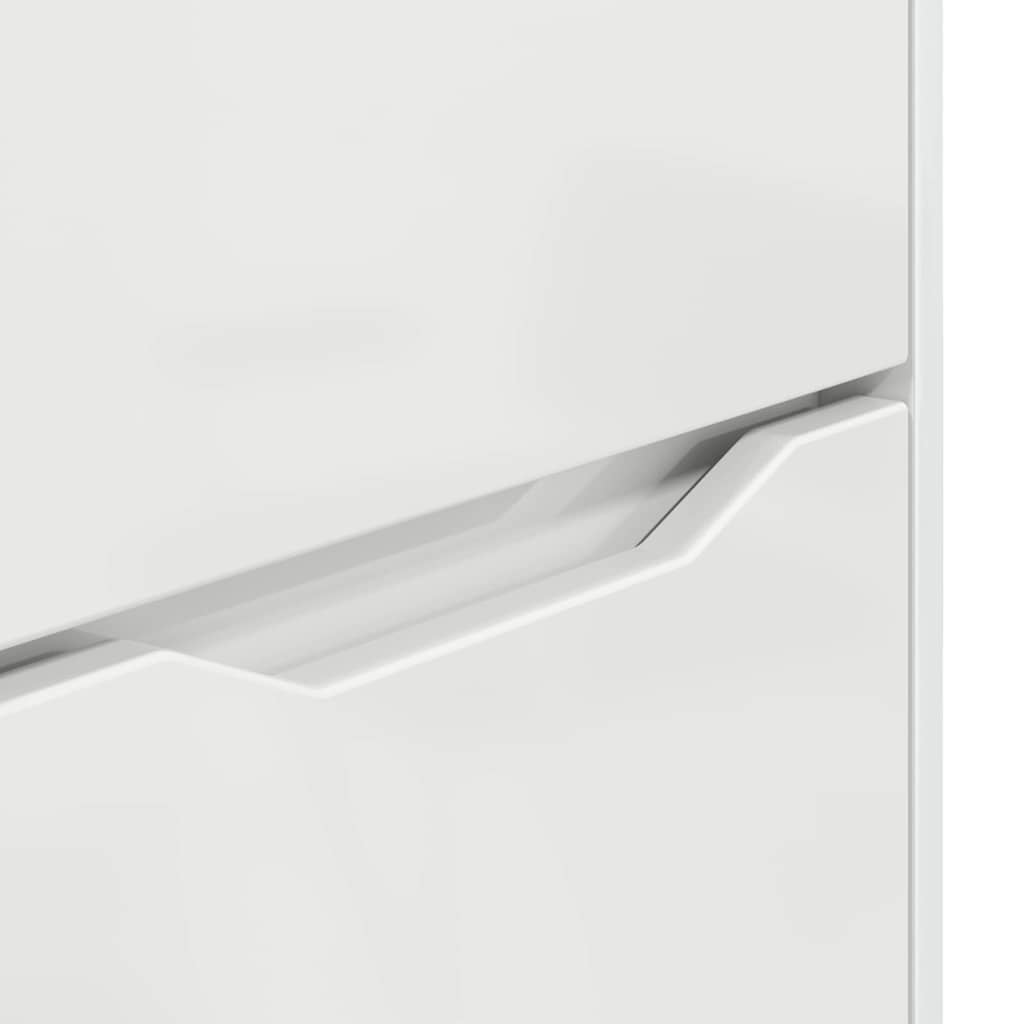 Armadio Bianco Lucido 60 x 48 x 57 cm Legno multistrato | homemem39