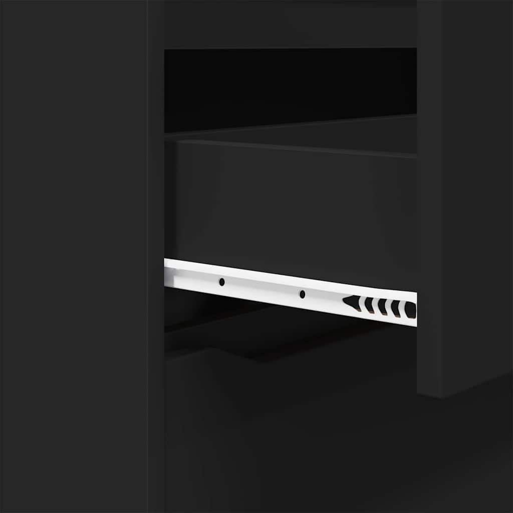 Armadio Nero 80 x 31 x 81 cm Legno multistrato