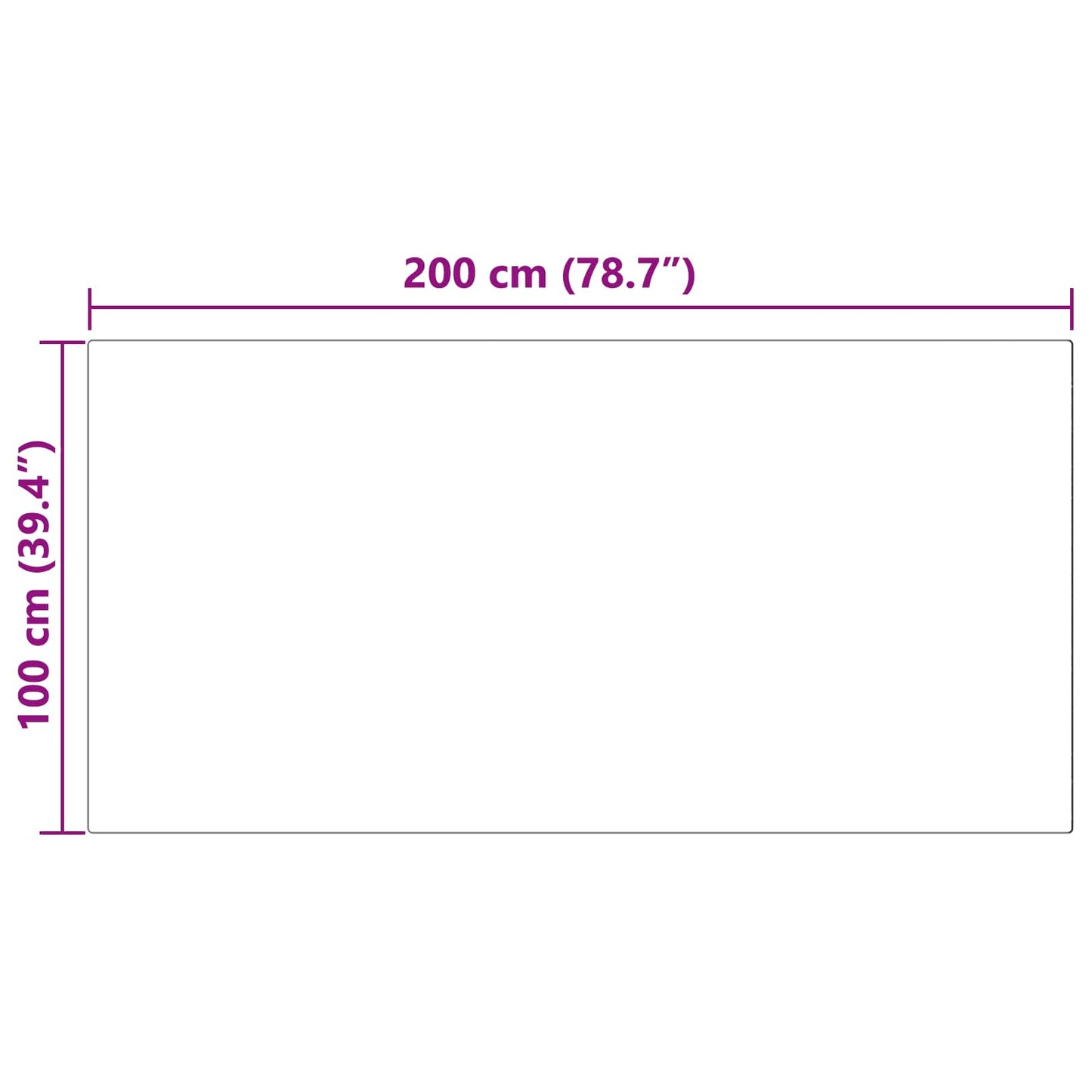 Tappeto in finta TAFALLA Grigio 100 x 200 cm Poliestere | homemem39