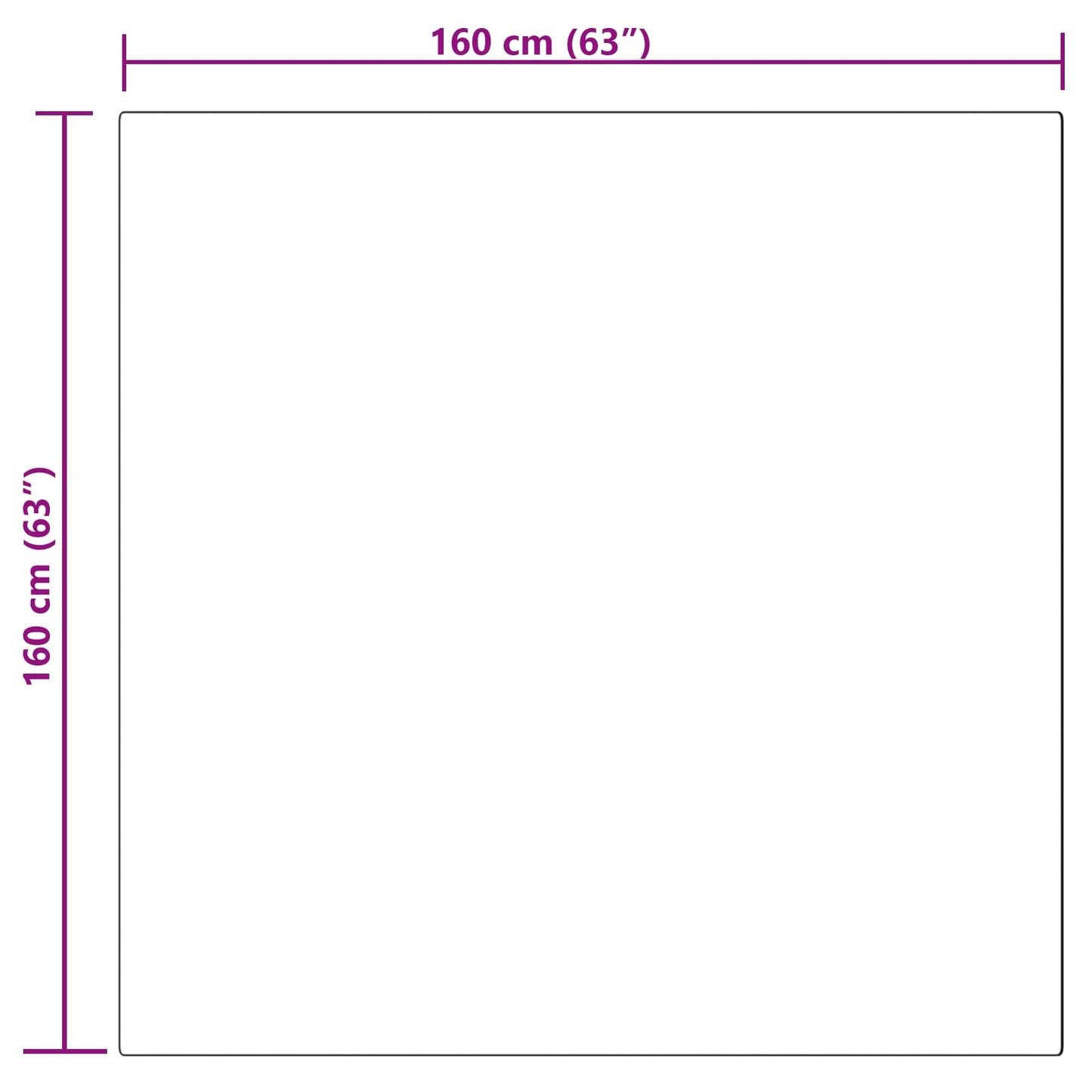 Tappeto in finta TAFALLA Grigio 160 x 160 cm Poliestere | homemem39