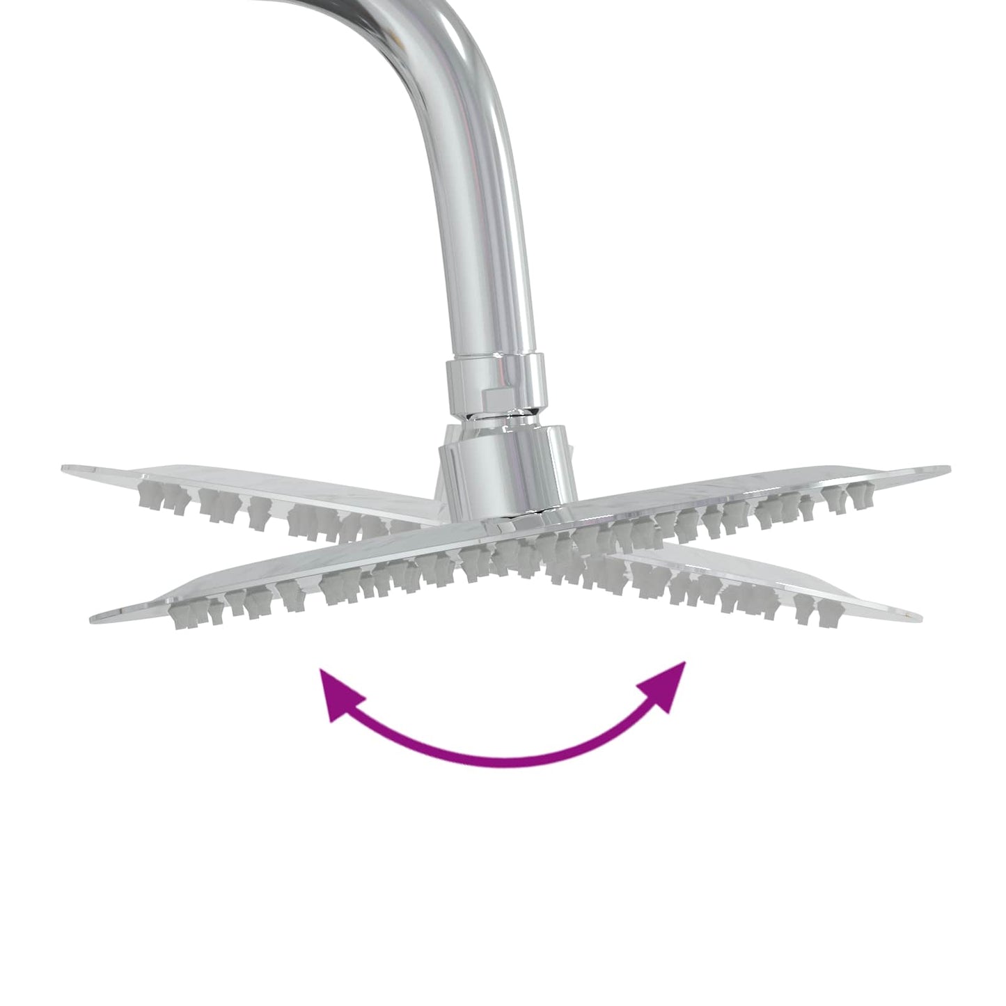 Doccia da esterno 206 cm Legno massello di pino e acciaio inox | homemem39