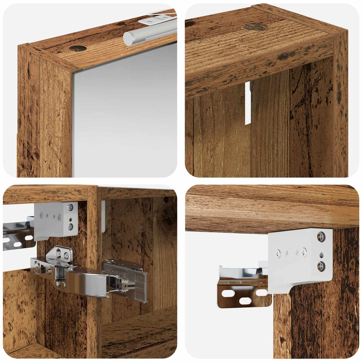 Set di Armadi da Bagno 3 pz 110 x 10,5 x 60,5 cm | homemem39