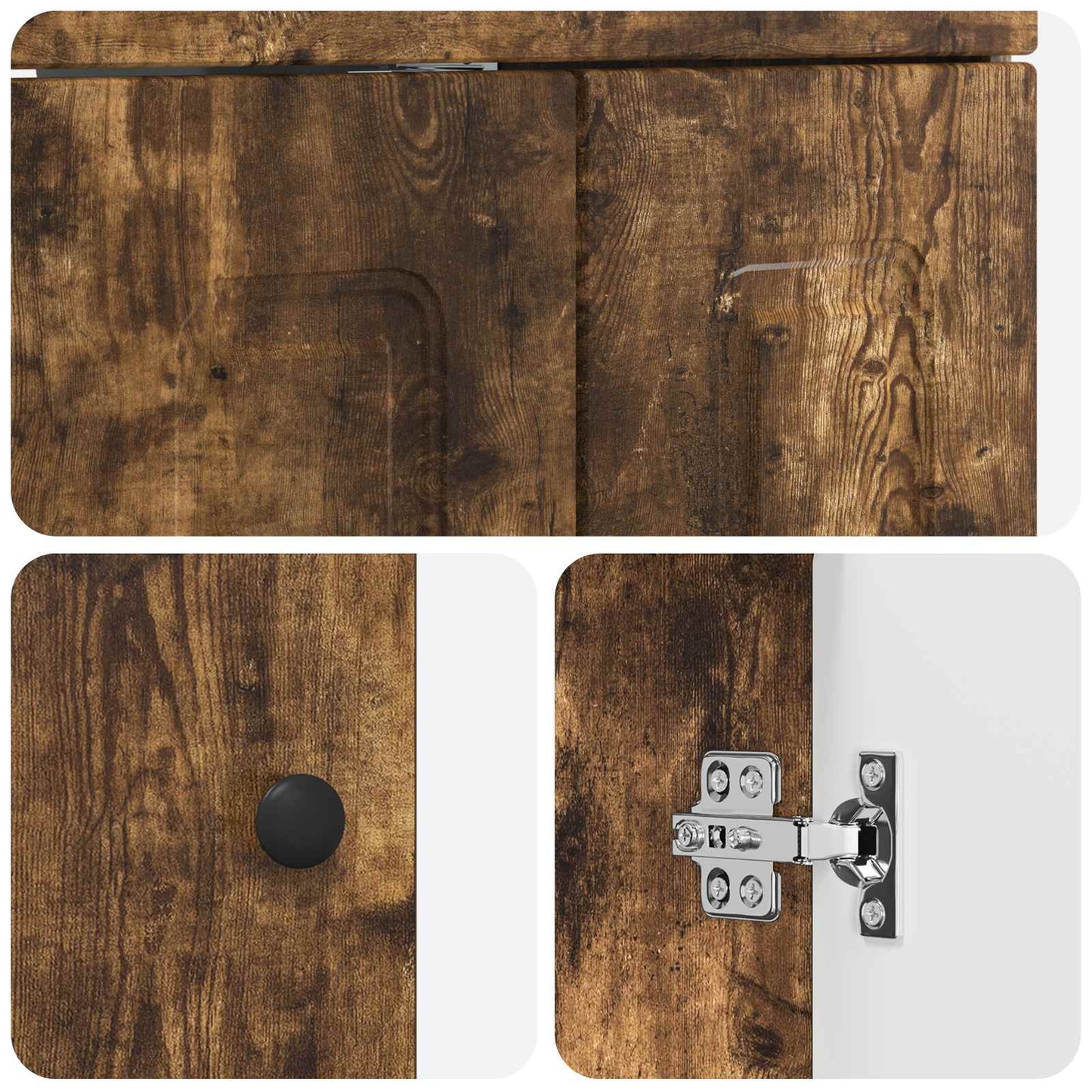 Set di mobili per il bagno Rovere Fumo 56 x 37,5 x 81 cm | homemem39