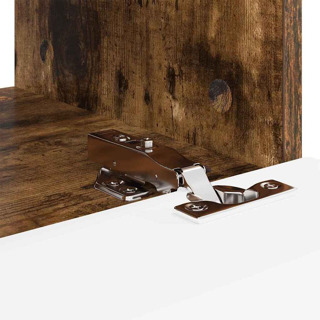 Mobile TV da parete 2 pcs Rovere fumé 39 x 31 x 29,5 cm