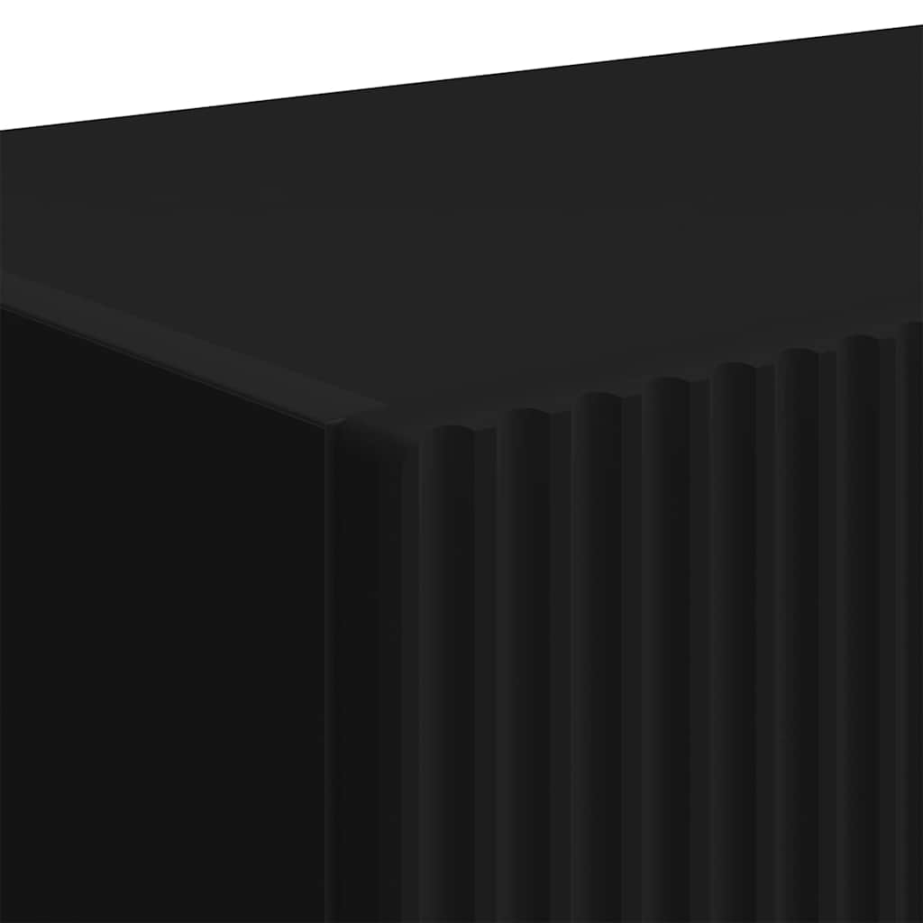Mobile TV da parete 2 pcs Nero 78,5 x 31 x 29,5 cm | homemem39