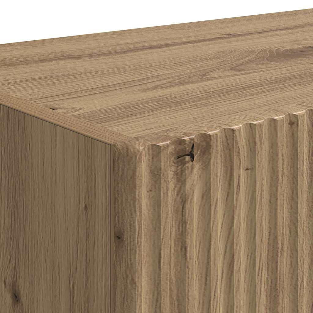 Mobile TV da parete 2 pcs Rovere Artigianale 60 x 31 x 29.5 cm