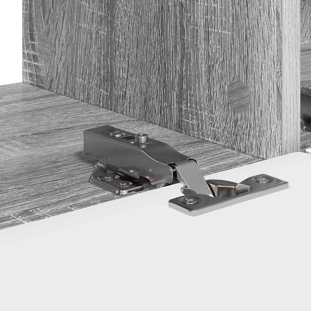 Mobile TV da parete Grigio Sonoma 98 x 31 x 29,5 cm | homemem39