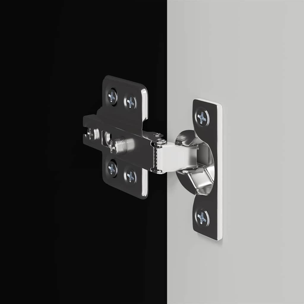 Mobile TV da parete 30 x 31 x 80 cm Nero Legno ingegnerizzato
