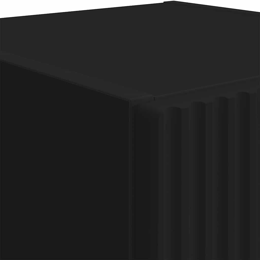Mobile TV da parete 2 pcs Nero 30 x 31 x 100 cm | homemem39