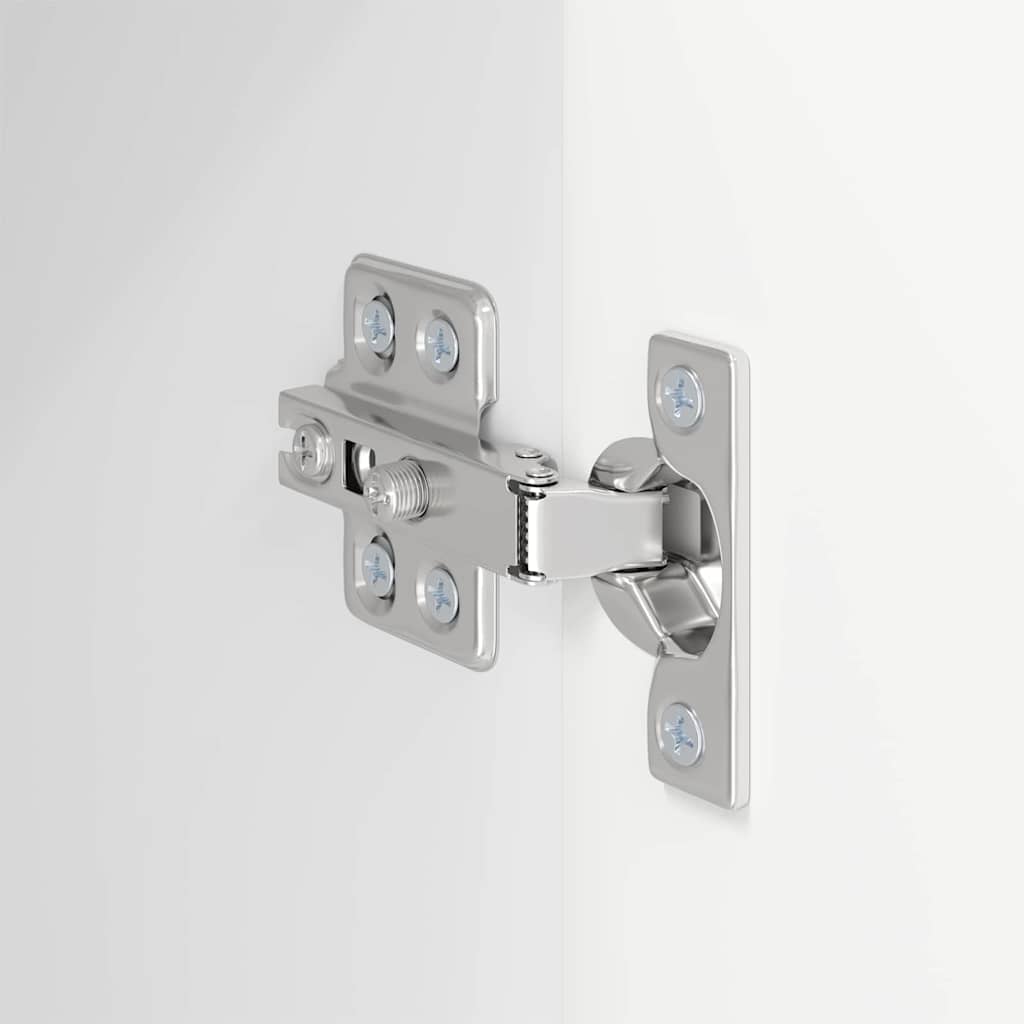 Mobile TV da parete Bianco 59,5 x 31 x 80 cm Legno multistrato