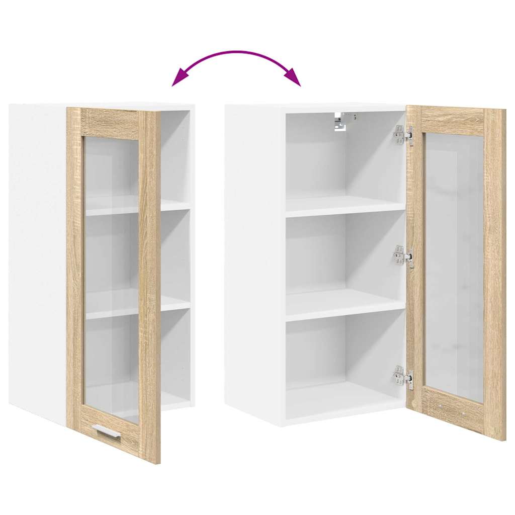 Armadio pensile Rovere Sonoma 40 x 31 x 80 cm Legno multistrato