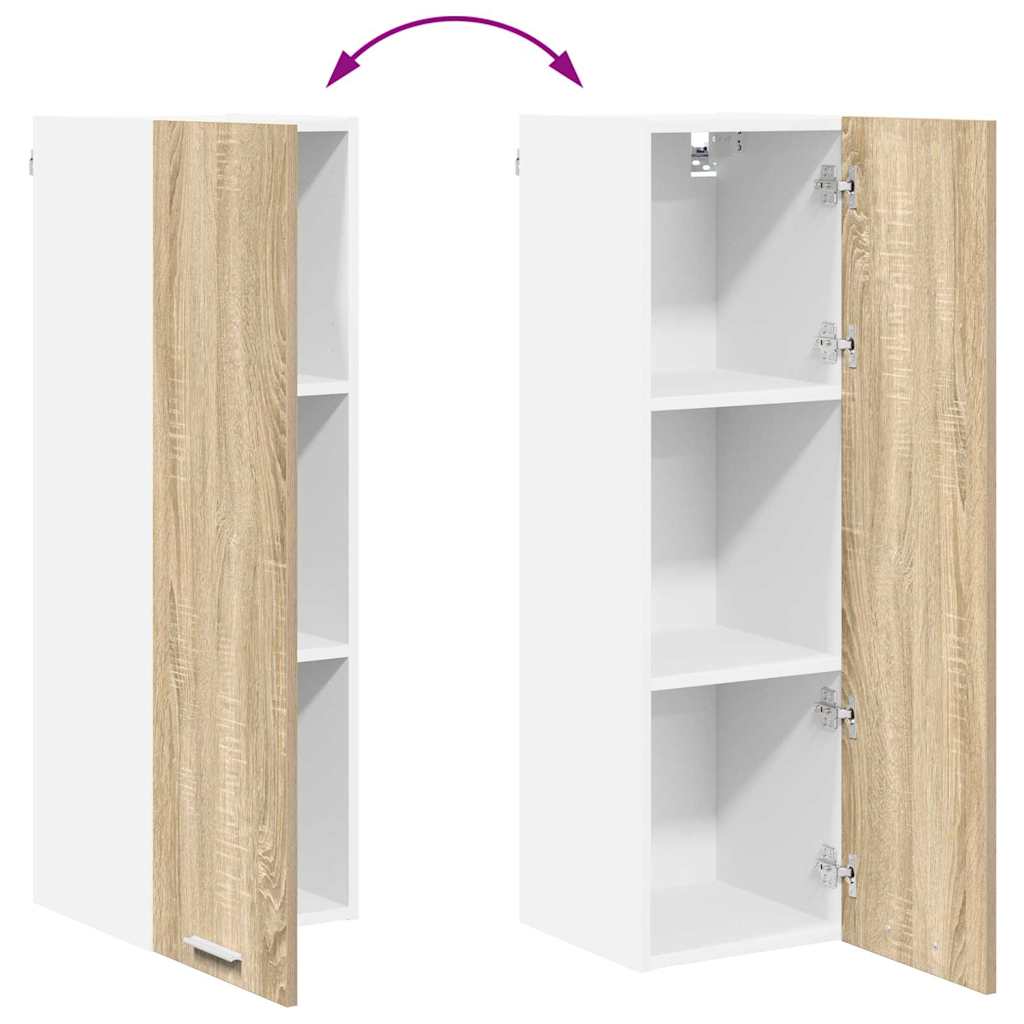 Armadio pensile con porta Rovere Sonoma 30 x 31 x 100 cm