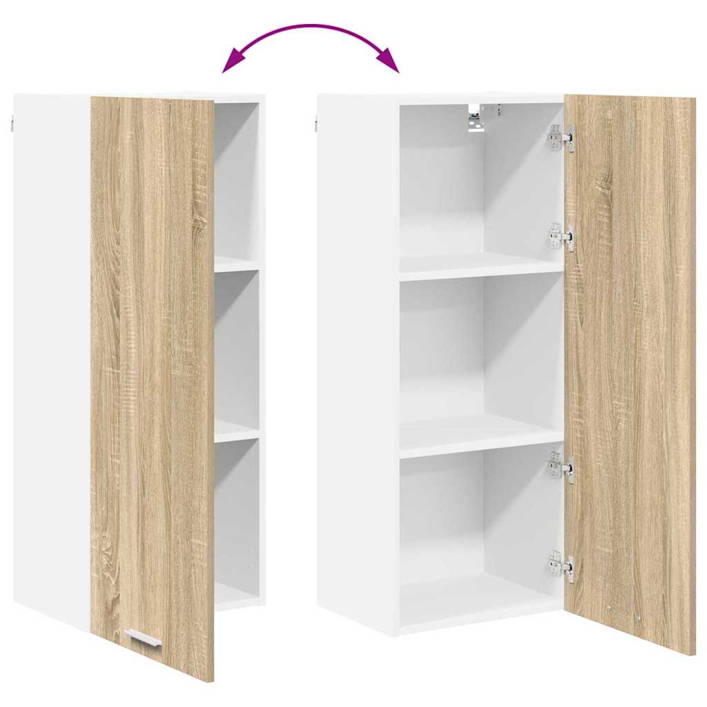 Armadio pensile con porta Rovere Sonoma 40 x 31 x 100 cm