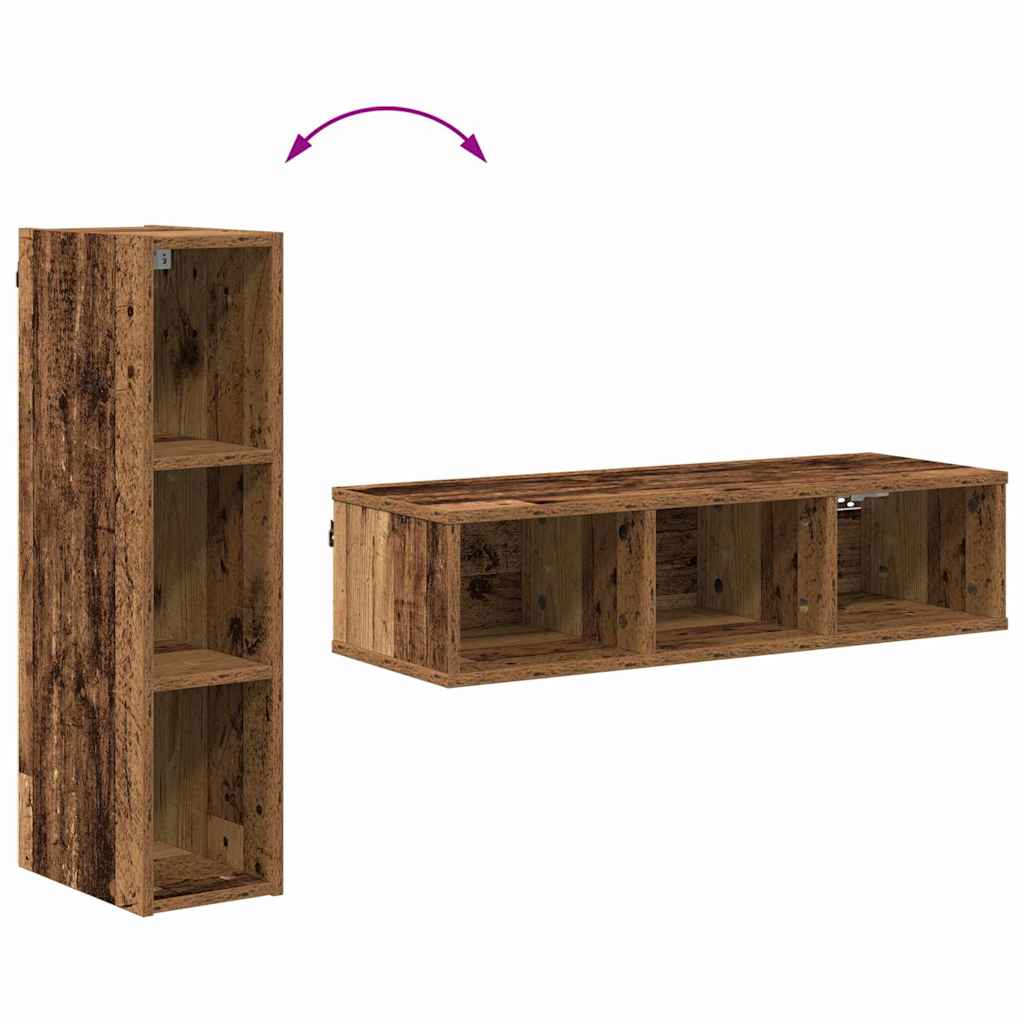 Armadio pensile Legno vecchio 20 x 29,5 x 80 cm