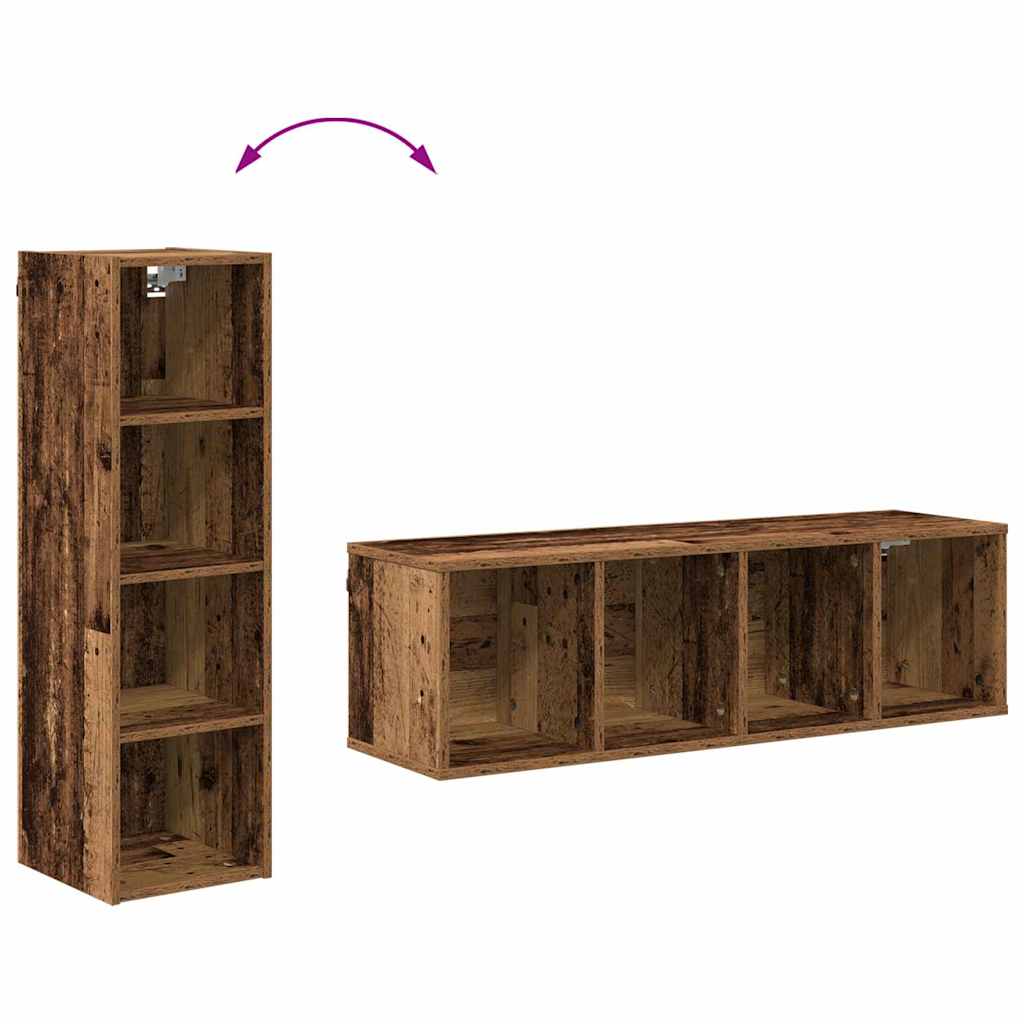 Armadio pensile Legno vecchio 30 x 29,5 x 100 cm | homemem39