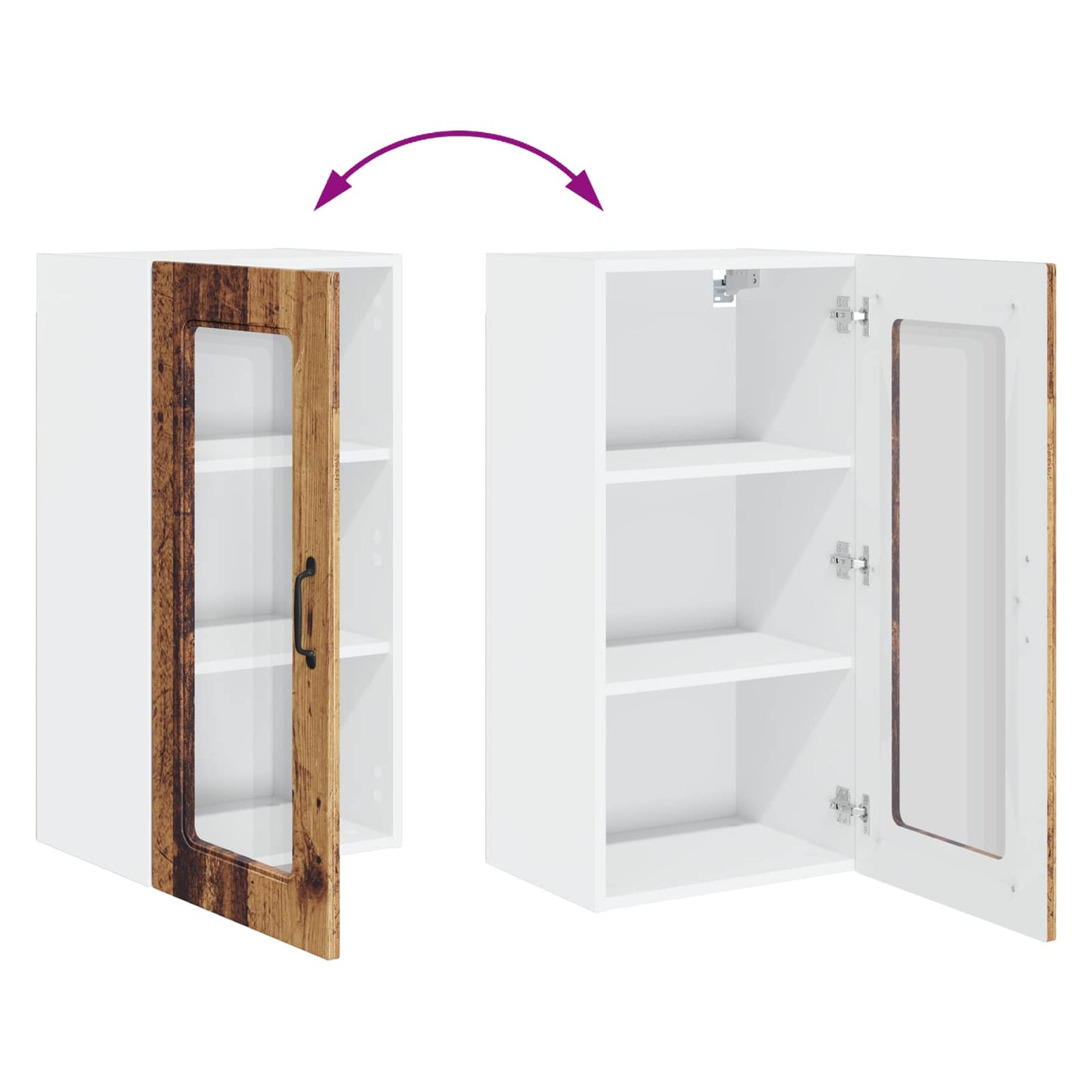 Pannello lavastoviglie Kalmar Legno vecchio 40 x 31 x 80 cm