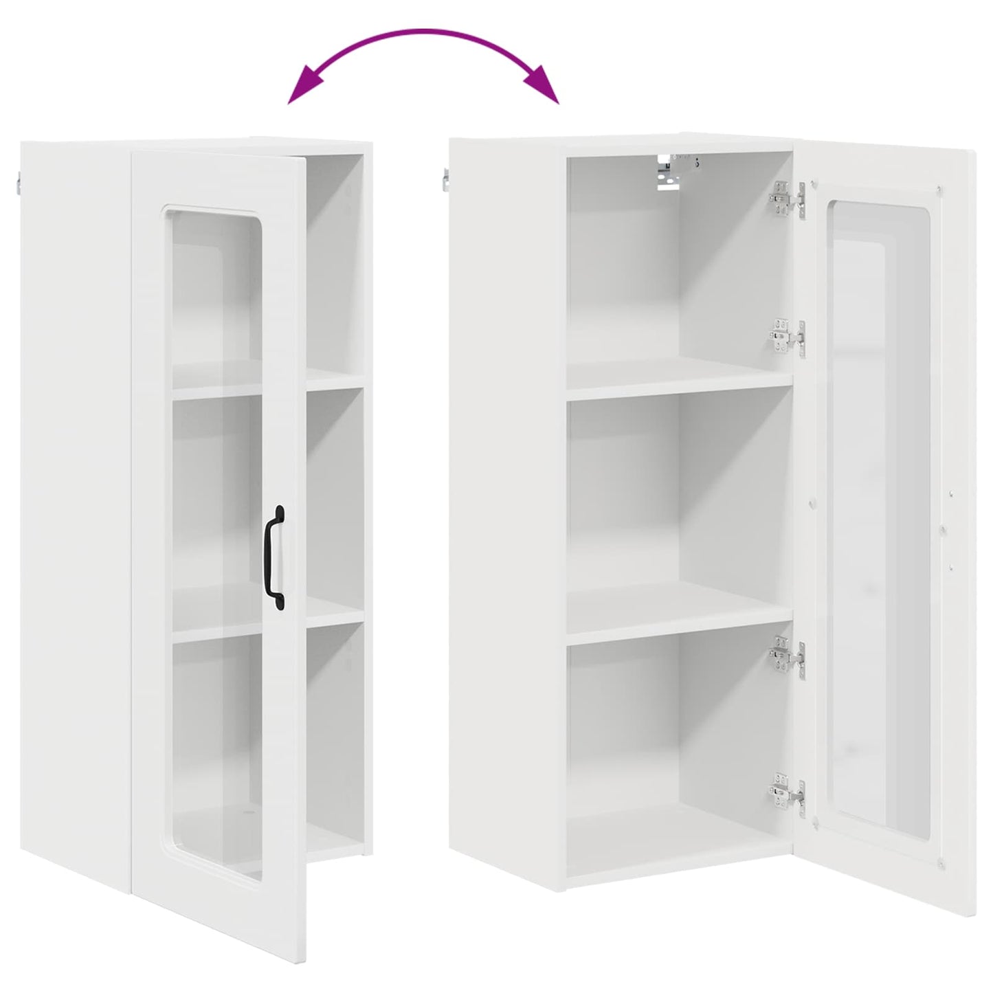 Pannello lavastoviglie Kalmar Bianco Lucido 40 x 31 x 100 cm