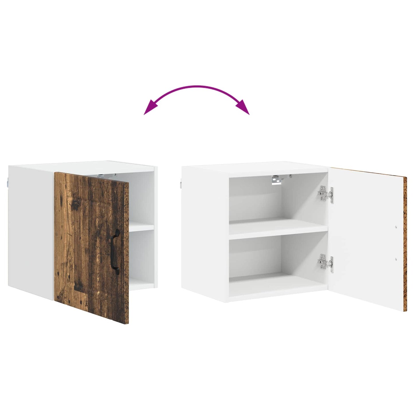Armadietto a muro LUCCA Legno antico 40 x 31 x 40 cm
