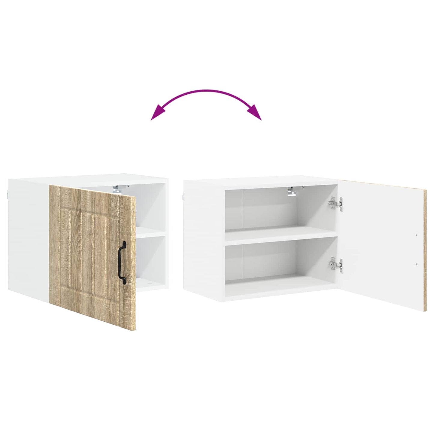 Armadietto a muro LUCCA Rovere Sonoma 50 x 31 x 40 cm