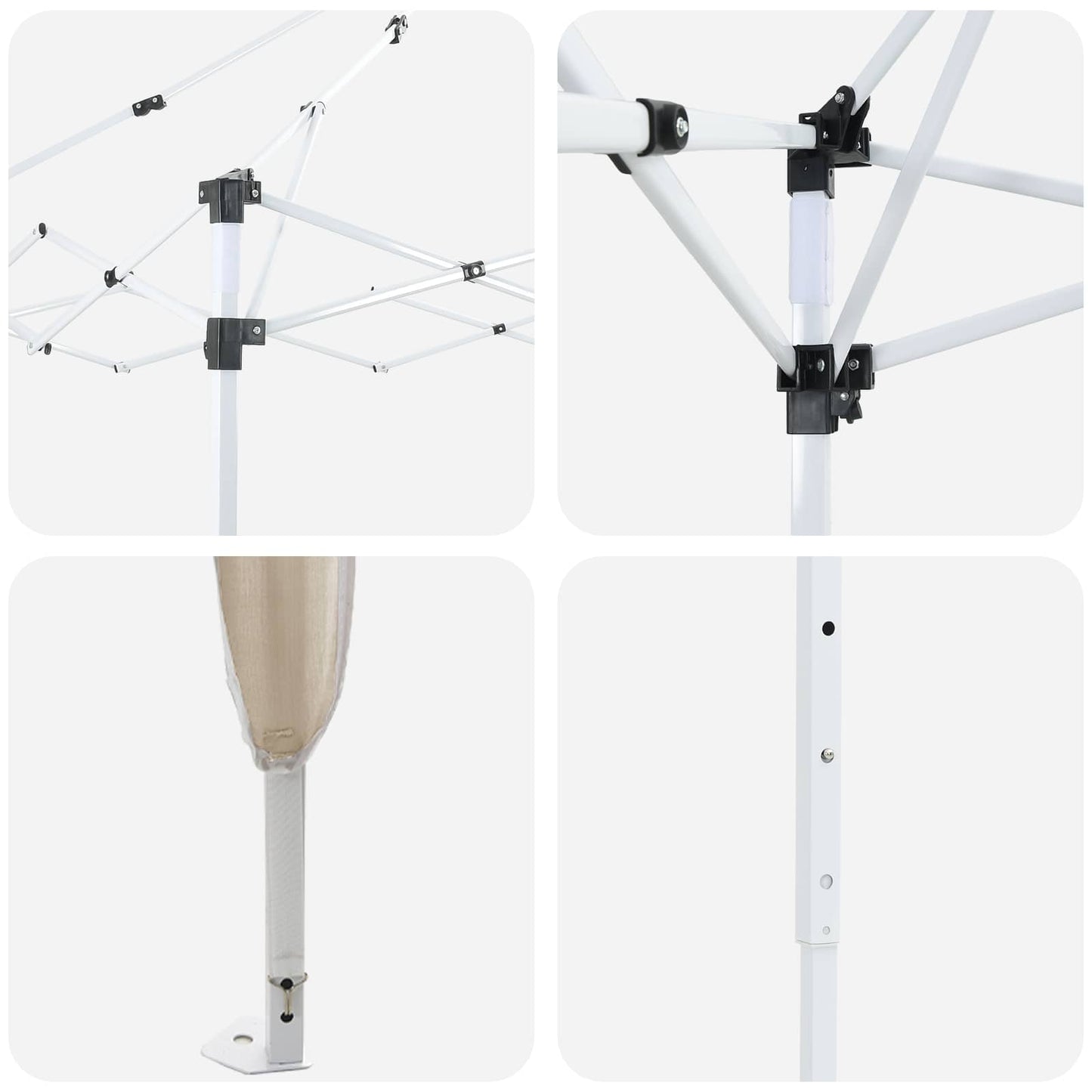 Tenda per feste a pop-up Crema 575 x 288 x 245 cm | homemem39