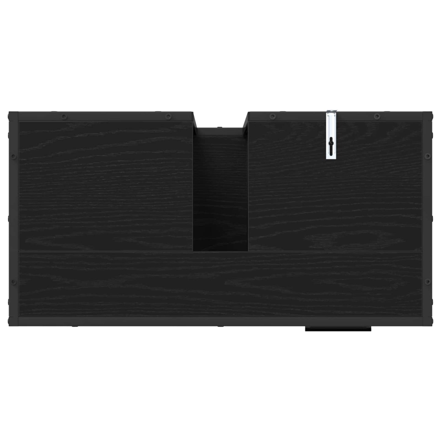 Set di mobili per il bagno 2 pcs Rovere nero Legno multistrato | homemem39