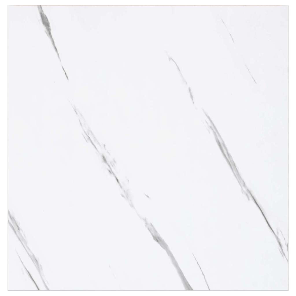 Scaffale da parete 2 pcs Marmo Bianco 23 x 23,5 x 4 cm | homemem39