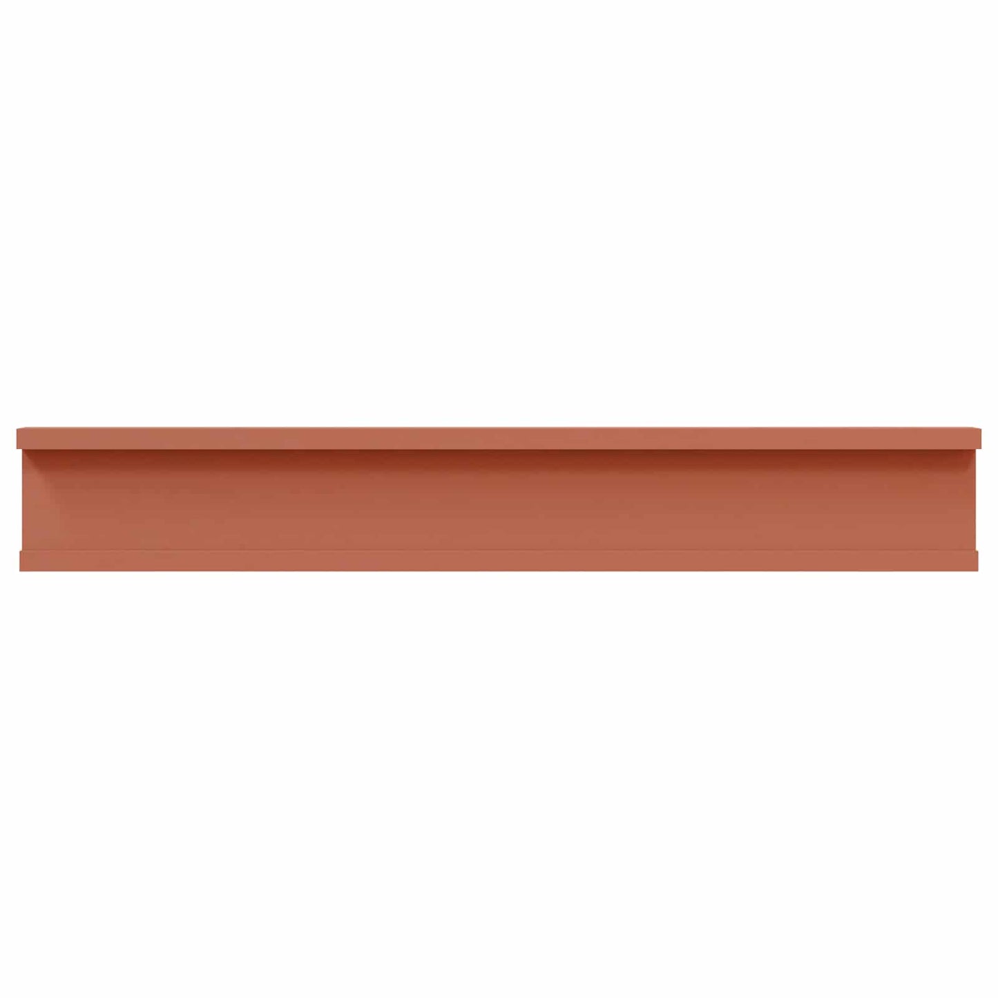 Scaffale da parete 2 pcs Rosso 60 x 9 x 3 cm Legno multistrato