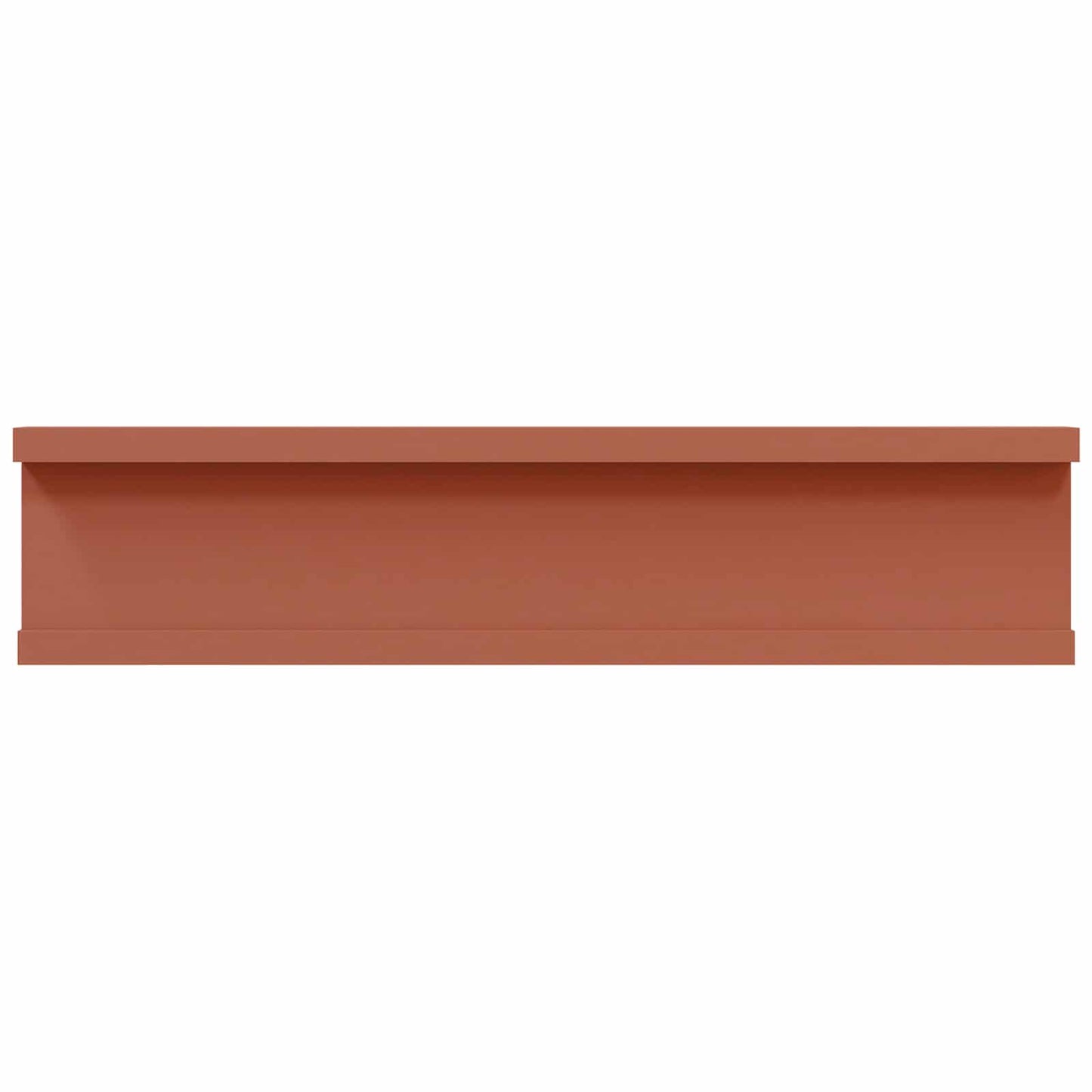 Scaffale da parete 4 pcs Rosso 40 x 9 x 3 cm Legno multistrato