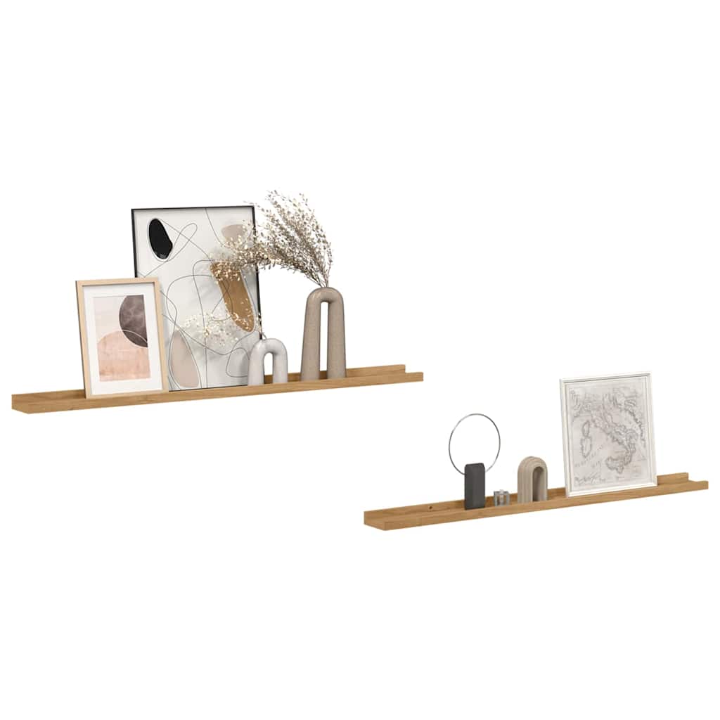 Scaffale da parete 2 pz