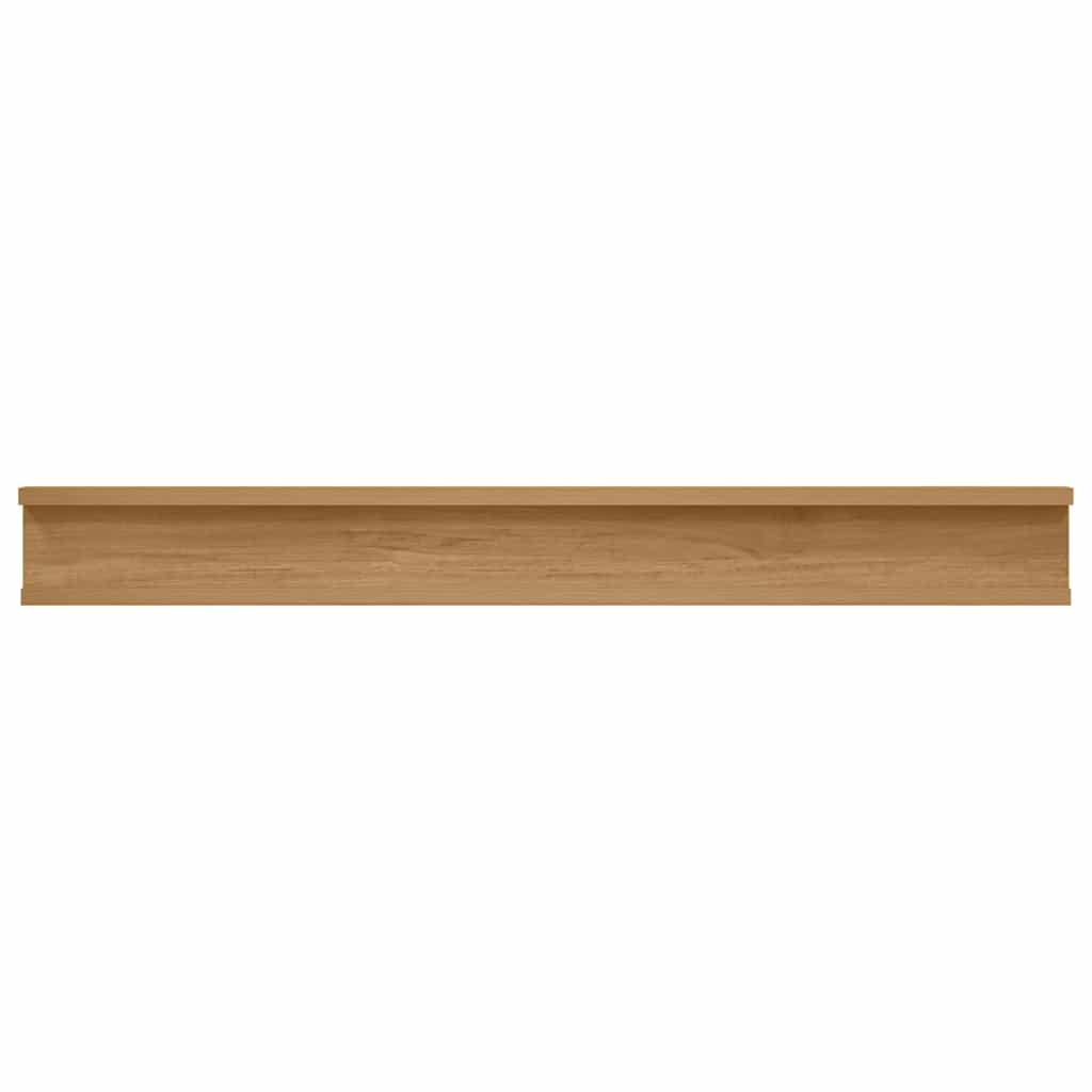Scaffale da parete A parete 4 pz Marrone 80 x 9 x 3 cm | homemem39