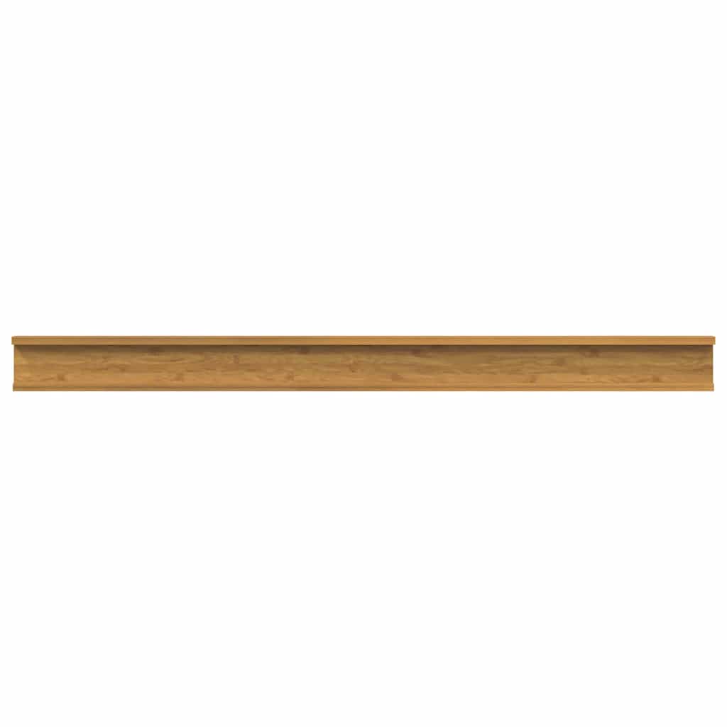 Scaffale da parete A parete 2 pcs Beige 115 x 9 x 3 cm | homemem39