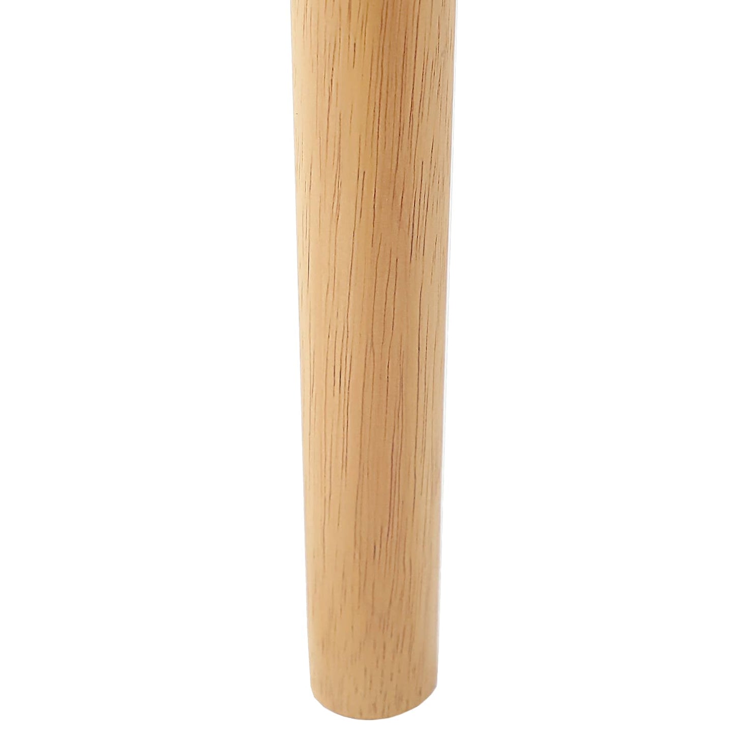 Sedia da pranzo 2 pcs Naturale e chiaro Legno di gomma solido | homemem39