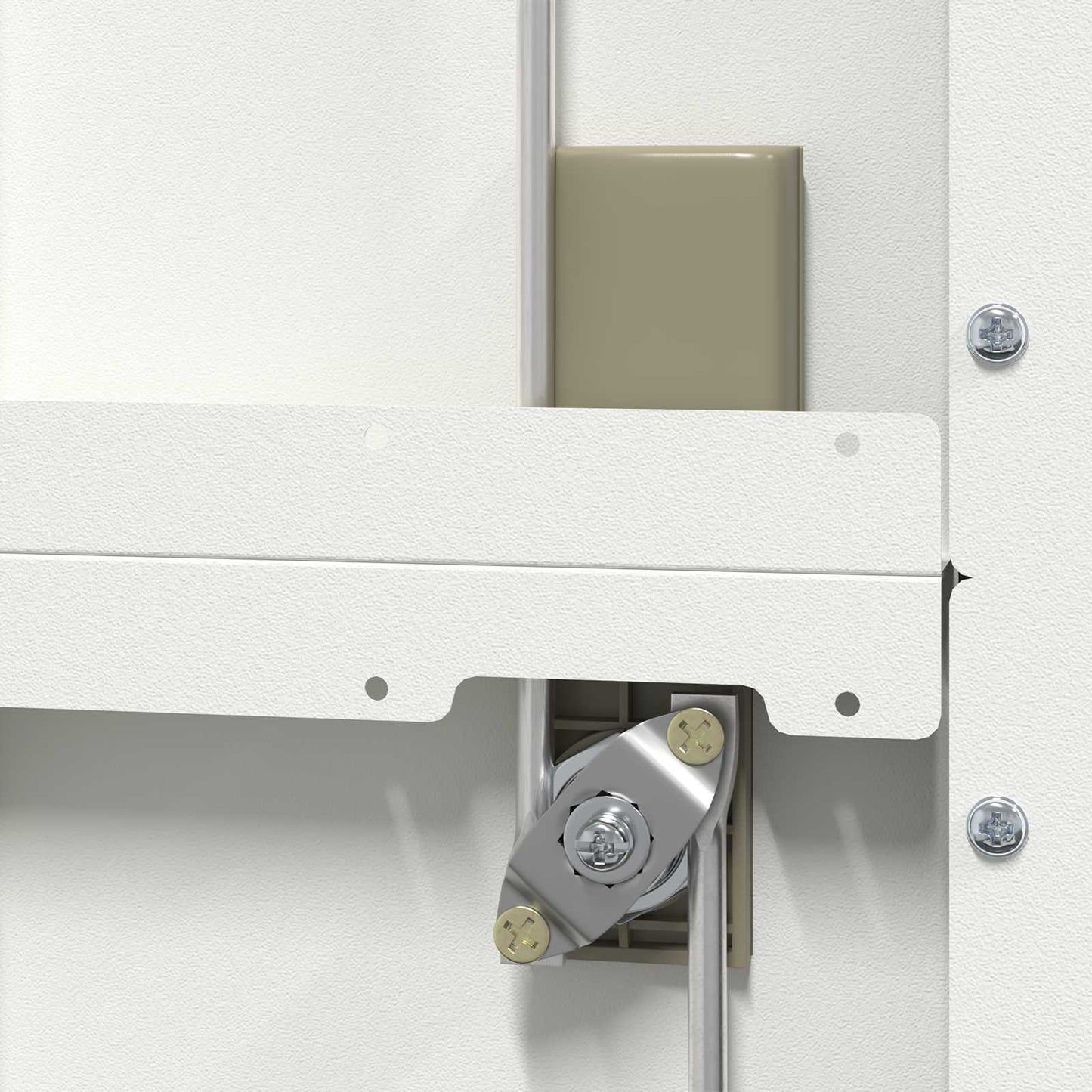 Armadio 2 pcs Bianco 60 x 40 x 200 cm Acciaio laminato a freddo