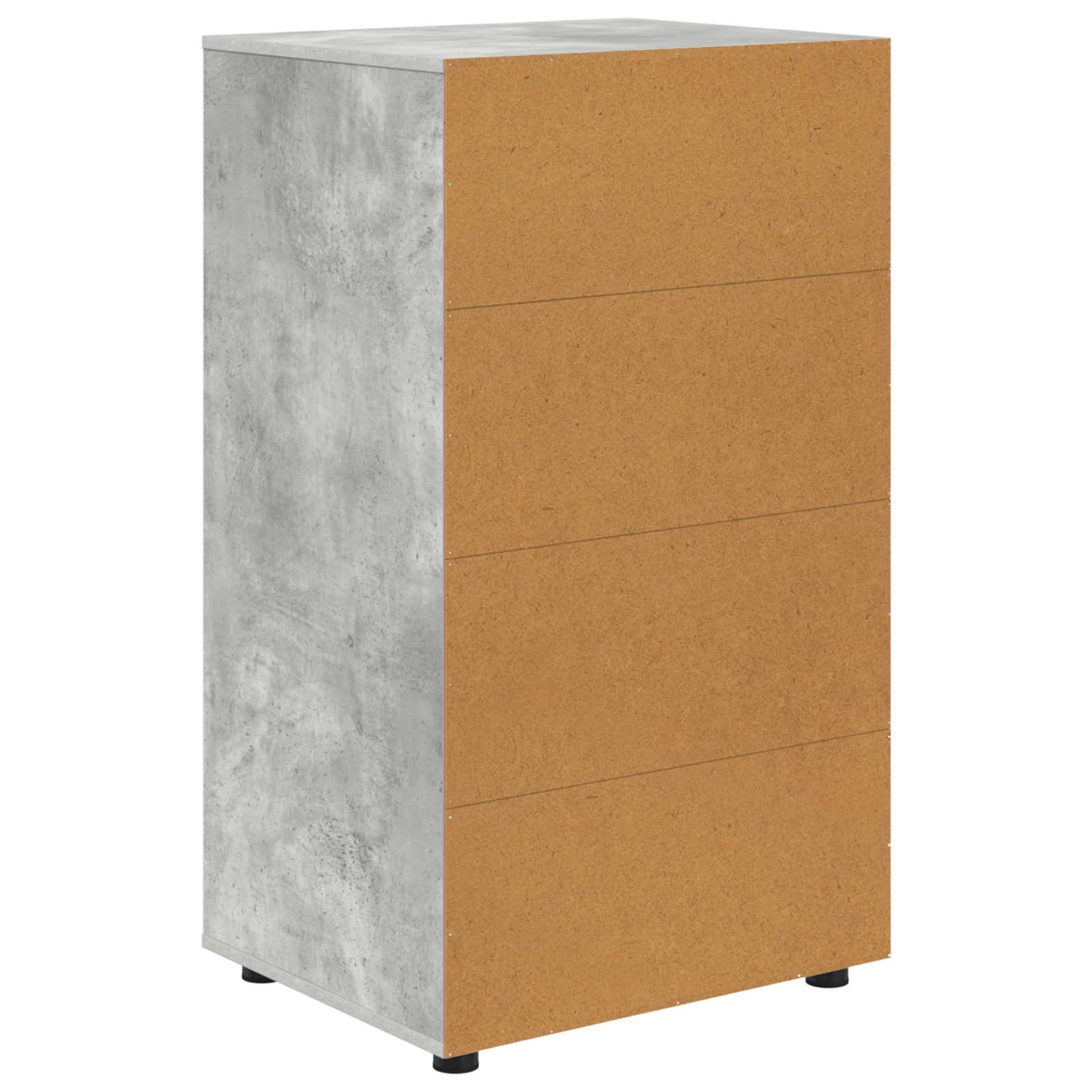 Armadi di Stoccaggio Grigio cemento 60 x 48 x 105 cm