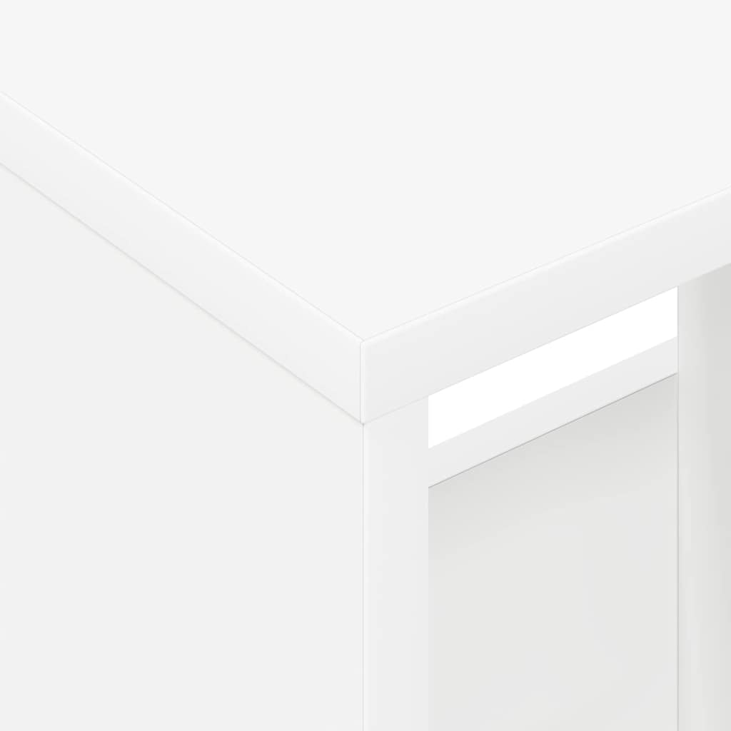 Scaffale per riviste 2 pcs Bianco 35 x 30 x 45 cm