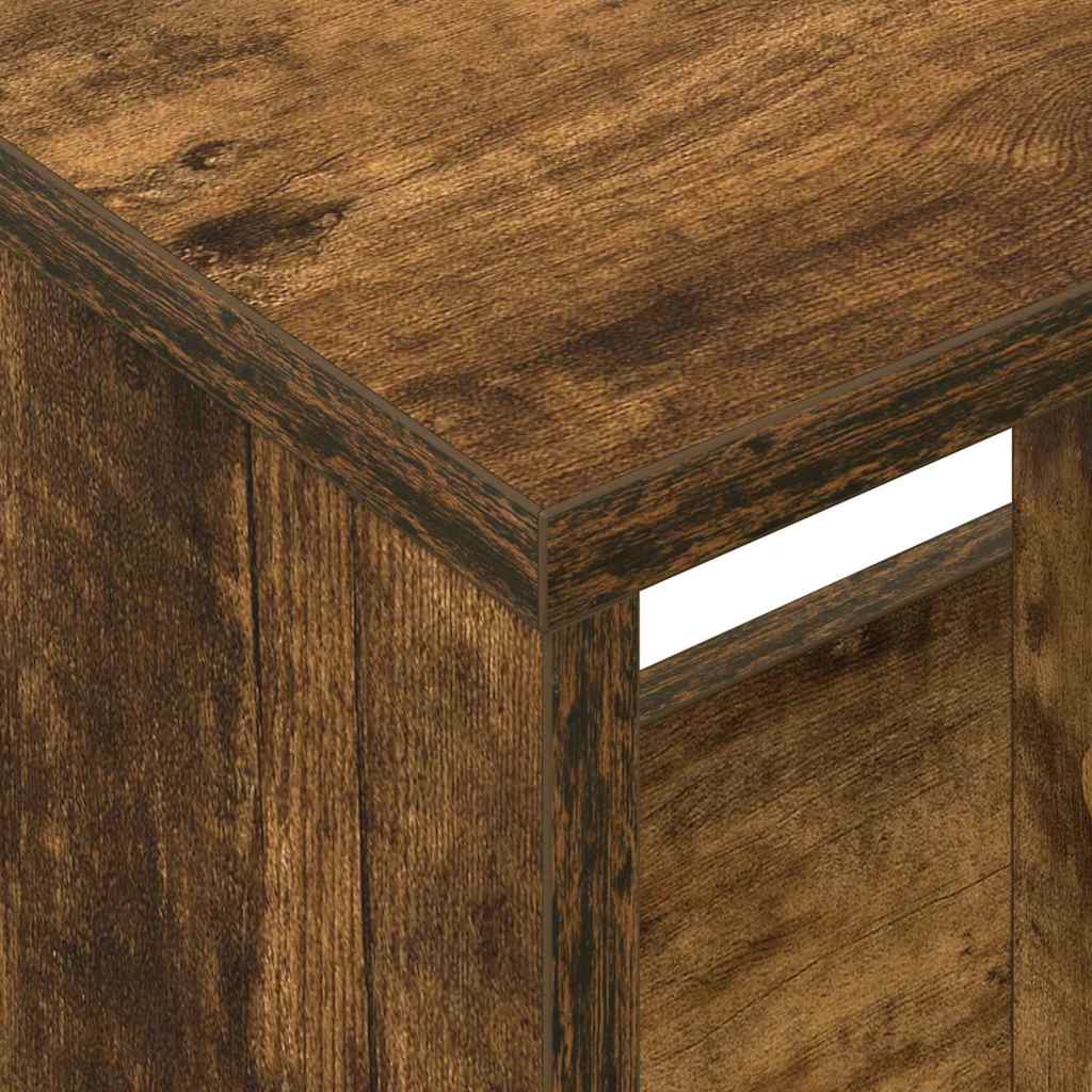 Scaffale per riviste 2 pcs Rovere fumé 35 x 30 x 45 cm | homemem39
