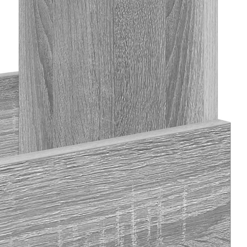 Scaffale per riviste Grigio Sonoma 35 x 30 x 45 cm