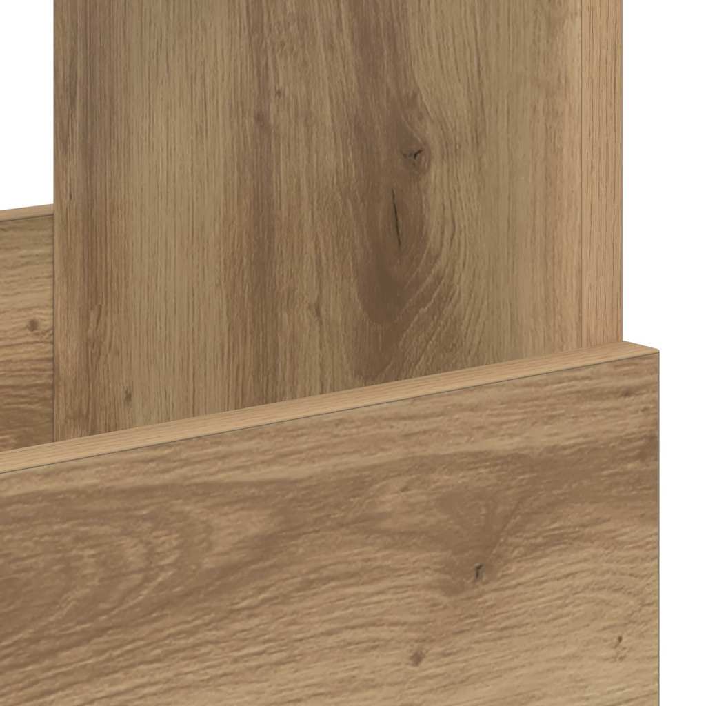 Scaffale per riviste 2 pcs Rovere artigianale 35 x 30 x 45 cm