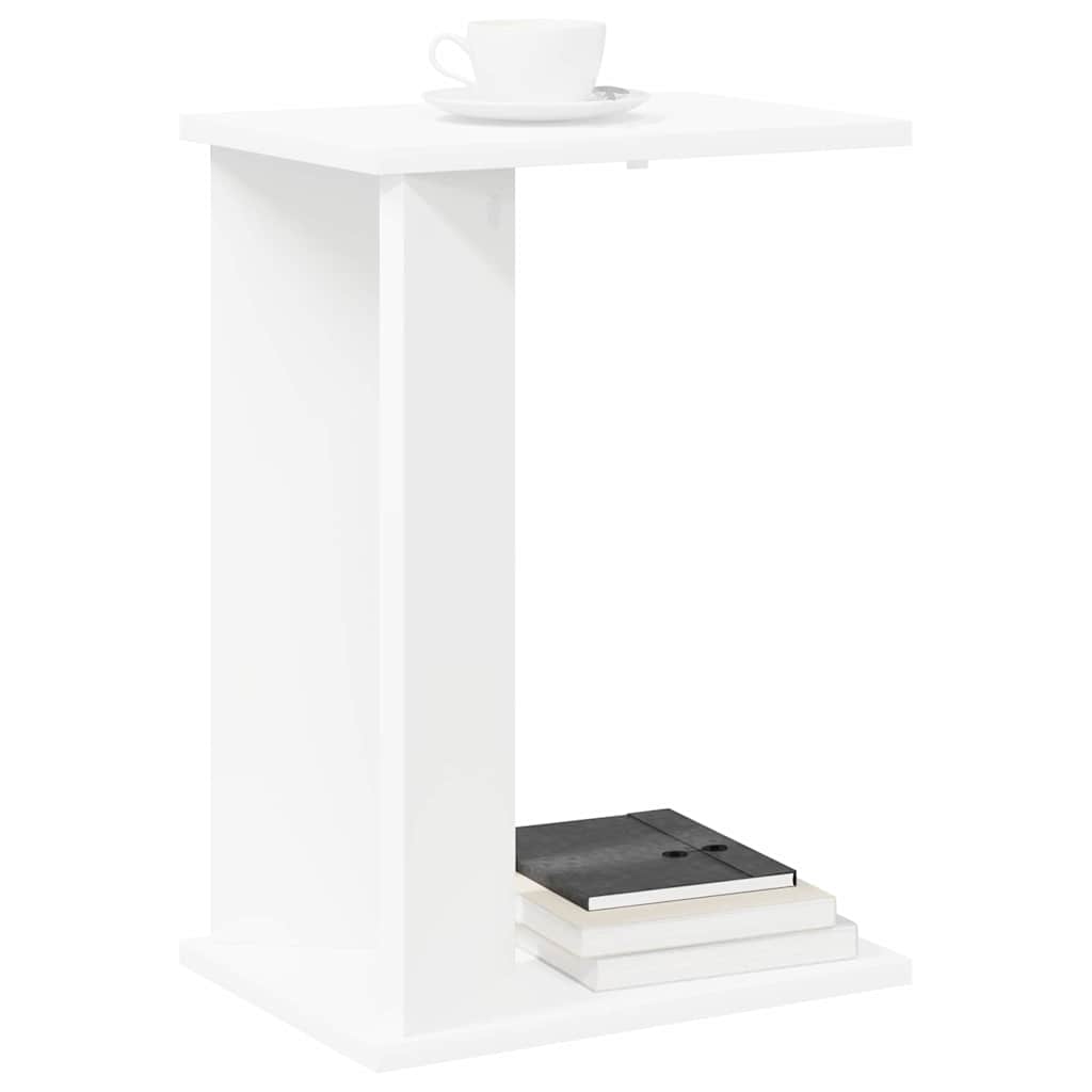 Tavolino Bianco 35 x 25 x 50 cm Legno multistrato | homemem39