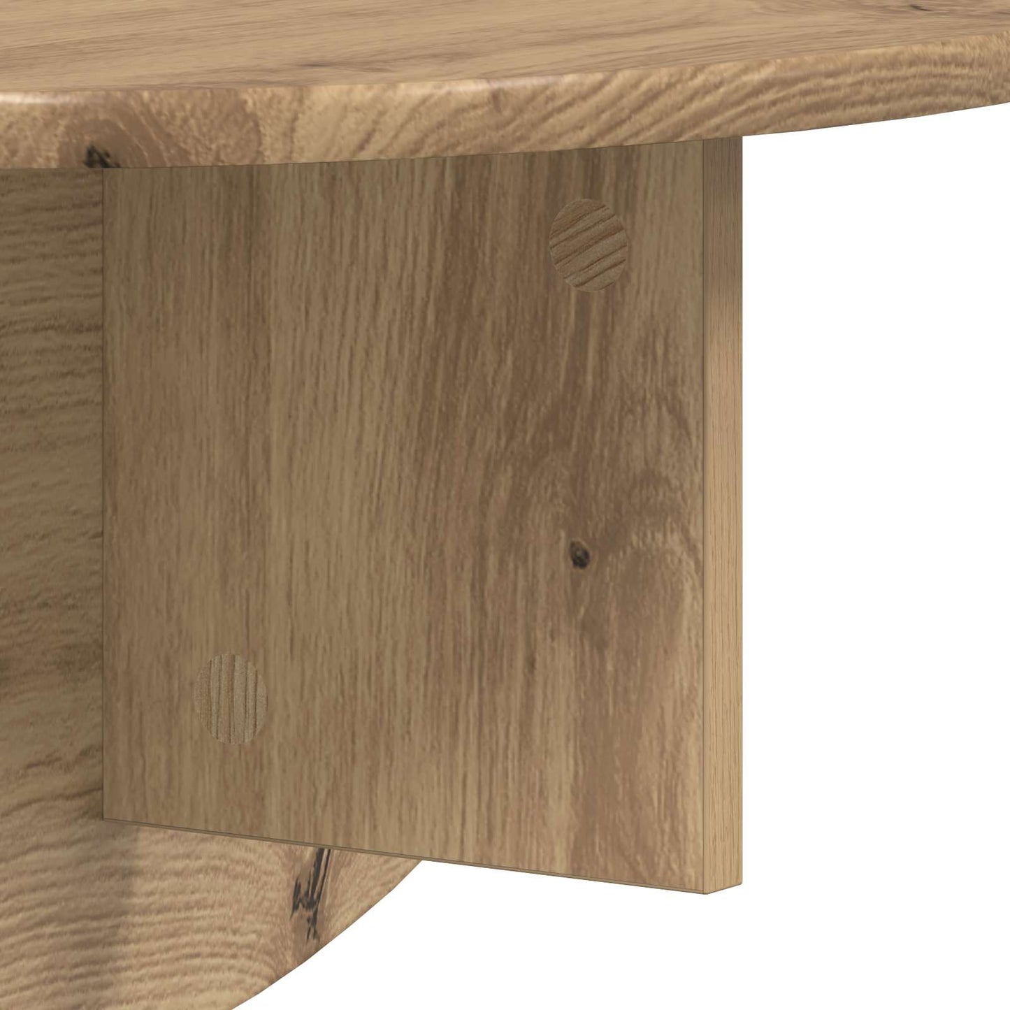 Scaffale da parete 2 pcs Rovere artigianale 48 x 24 x 24 cm | homemem39