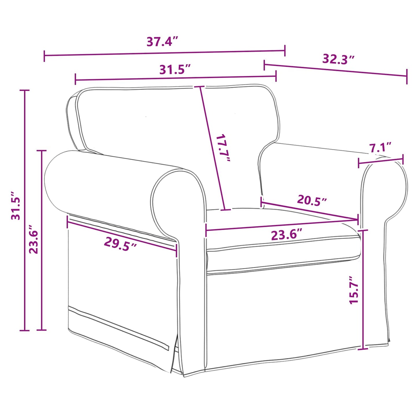 Set di divani 2 pcs Grigio scuro 155 x 82 x 80 cm Tessuto | homemem39
