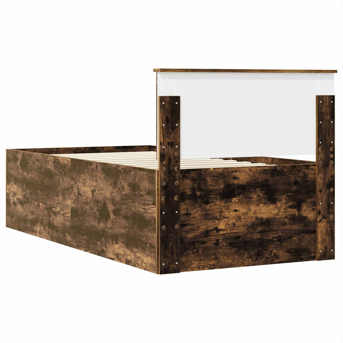 Daybed Rovere Affumicato e Nero 75 x 190 cm Legno multistrato