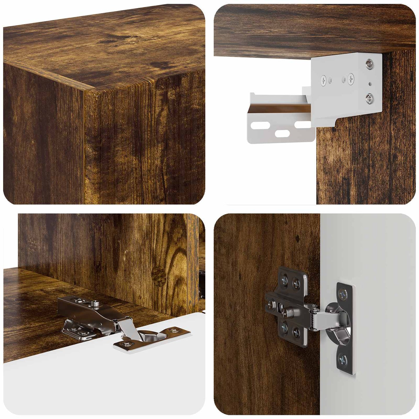 Mobile TV 5 pcs Rovere fumé | homemem39