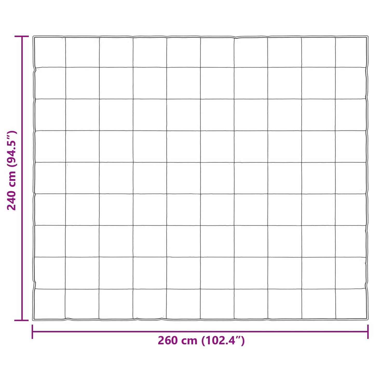 Duvet Estivo Argento 240 x 260 cm Satin e Micropile