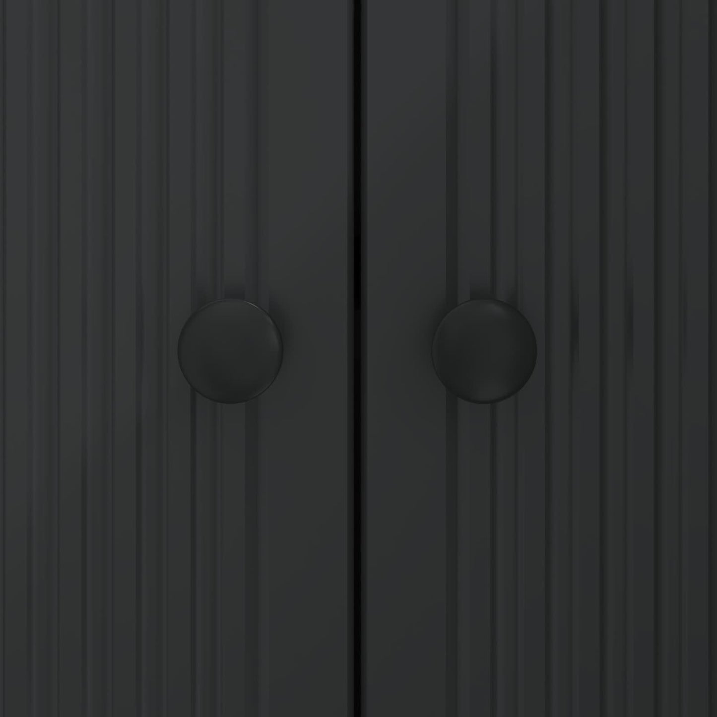 Credenza Nero 89 x 34,5 x 80 cm Legno ingegnerizzato
