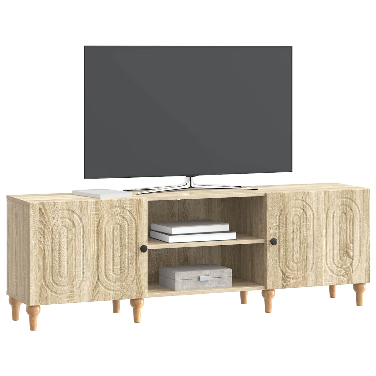 Mobile TV 150 x 31 x 50 cm Rovere Sonoma Legno ingegnerizzato - homemem39